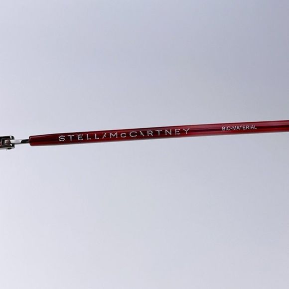 🔥 Stella McCartney SC0147O 004 Eyeglasses Ruthenium Round Metal Women - Picture 6 of 9